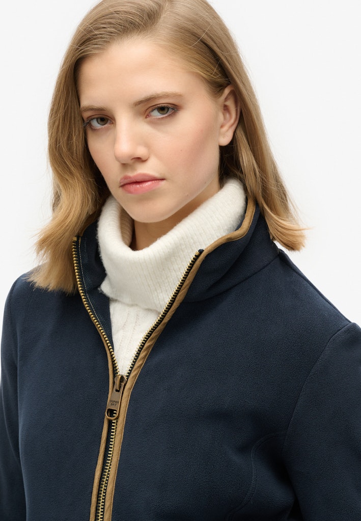 Estate Full Zip Fleece-Eclipse Navy-Side view
