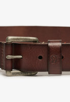 SUPERDRY Superdry Classic Leather Belt – Brown BROWN back view