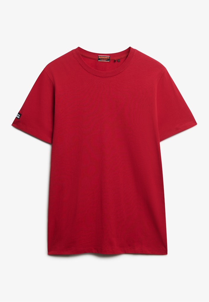 Men's City Tee-Expedition Red-Ghost Front View