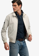 SUPERDRY Classic Harrington Jacket-Rainy Day Grey Rainy Day Grey detail view