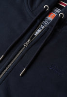 SUPERDRY Essential Logo Zip Hoodie-Eclipse Navy Eclipse Navy side view