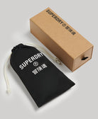 SUPERDRY SDR Traveller Sunglasses-Dark Green / Smoke Dark Green / Smoke model front view