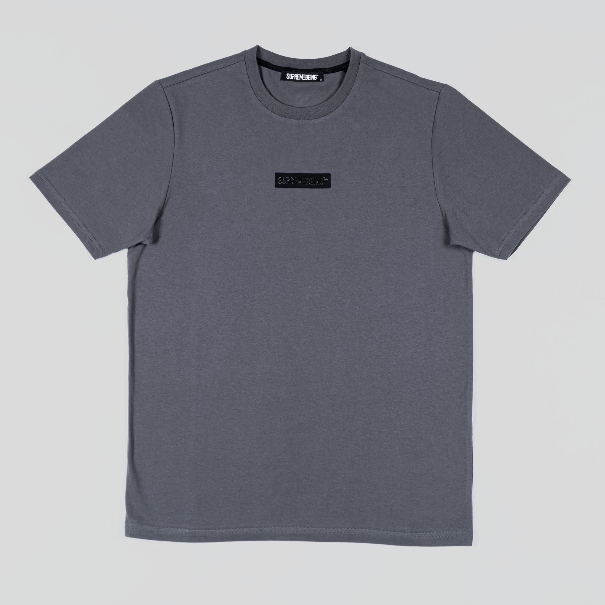 Supreme Being Element Tee Dark Grey Dark Grey model front view