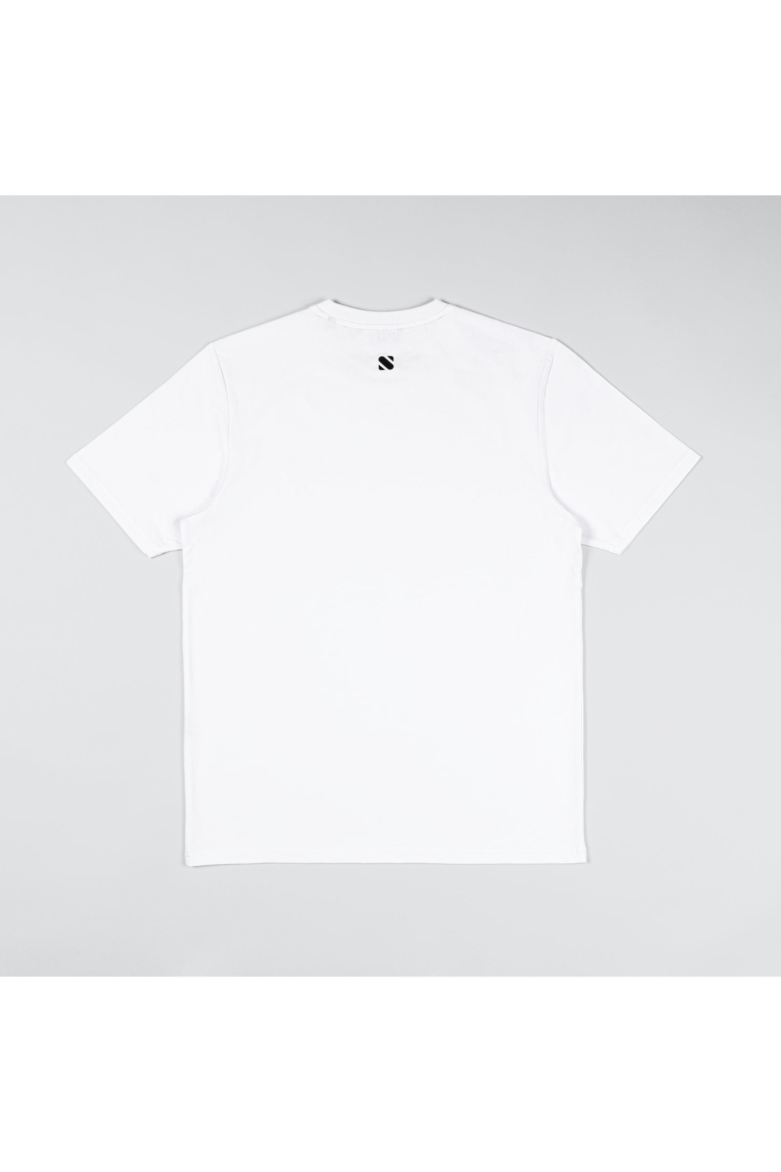 Supreme Being Scope White Tee White model front view