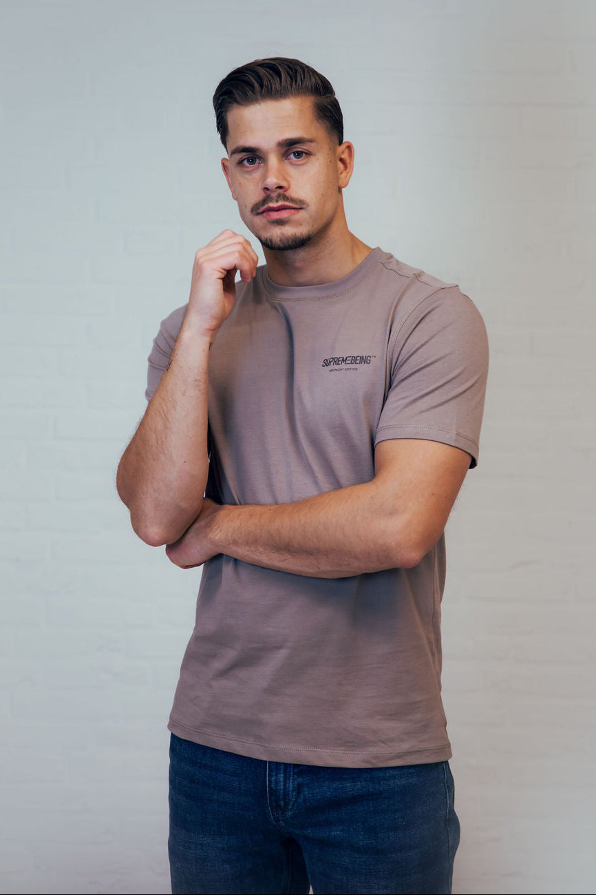 Supreme Being Altair T Shirt-Taupe, view 1
