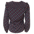 RANT & RAVE LADIES Taya Navy Top Navy side view