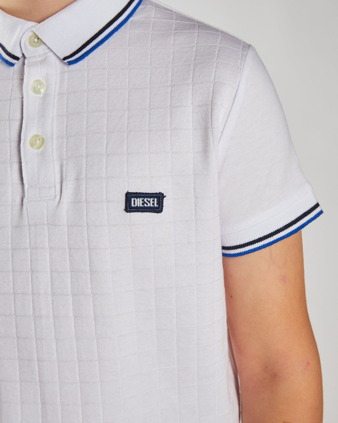 Ted White Junior Polo-Chest Logo View