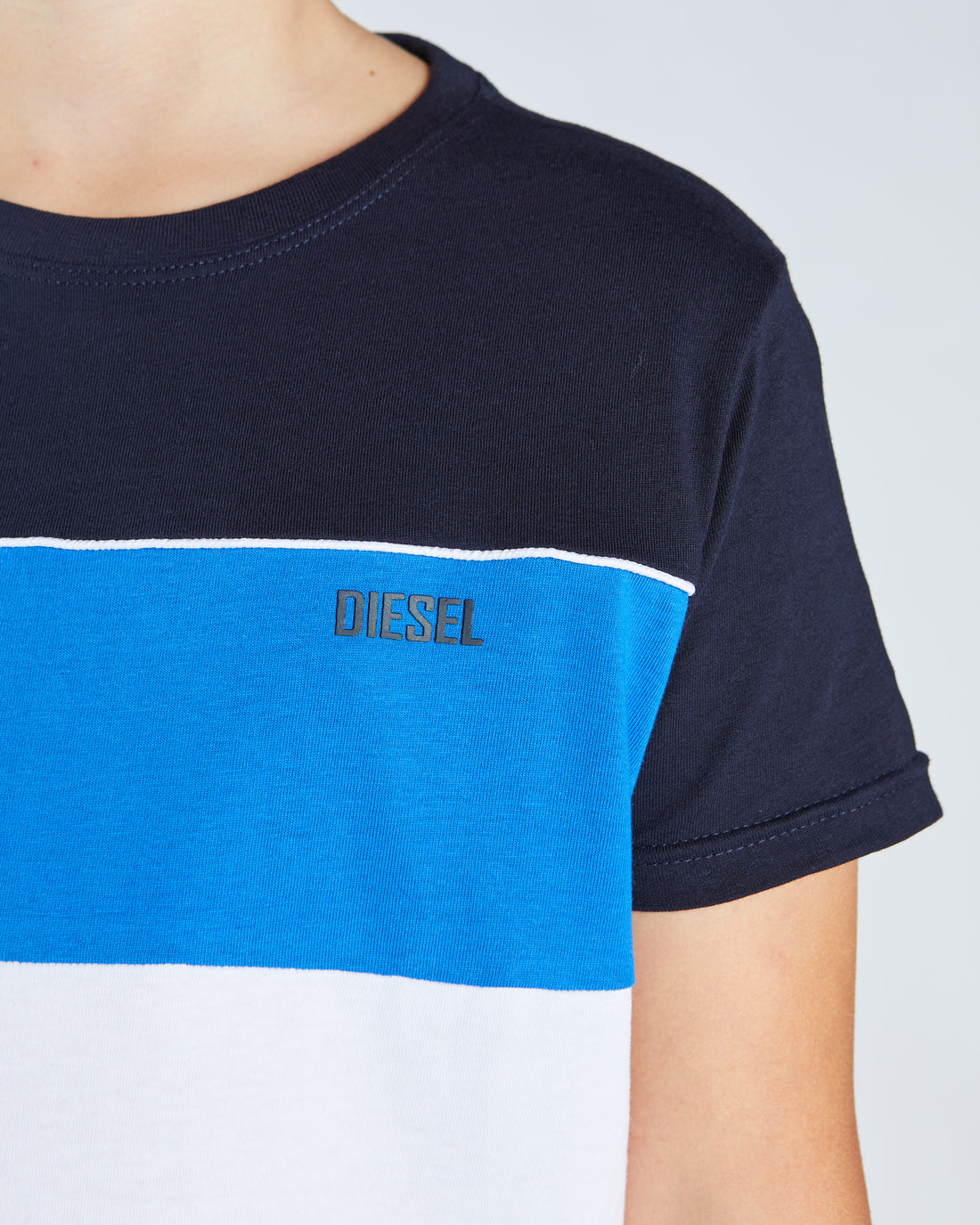 DIESEL KIDS Tony Navy/Blue/White Tee Navy/Blue/White back view