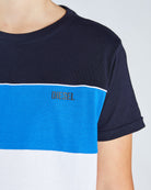 DIESEL KIDS Tony Navy/Blue/White Tee Navy/Blue/White back view
