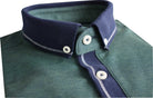 tom penn Tom Penn Melange Green Polo Green detail view