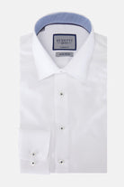 BENETTI Brad Comfort Fit White Shirt WHITE front view