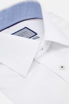 BENETTI Brad Comfort Fit White Shirt WHITE back view
