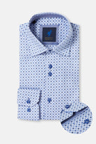 BENETTI Tauton Navy Shirt Navy model front view