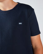 DIESEL KIDS Toby Textured Navy Tee Navy back view