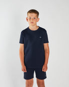 DIESEL KIDS Toby Textured Navy Tee Navy front view
