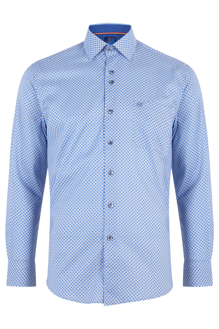 Tucker Long Sleeve Sky Circle Shirt