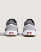 Pair of Pewter Vans trainers with brown soles