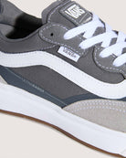 Side profile of Vans Ultrarange trainer in Pewter