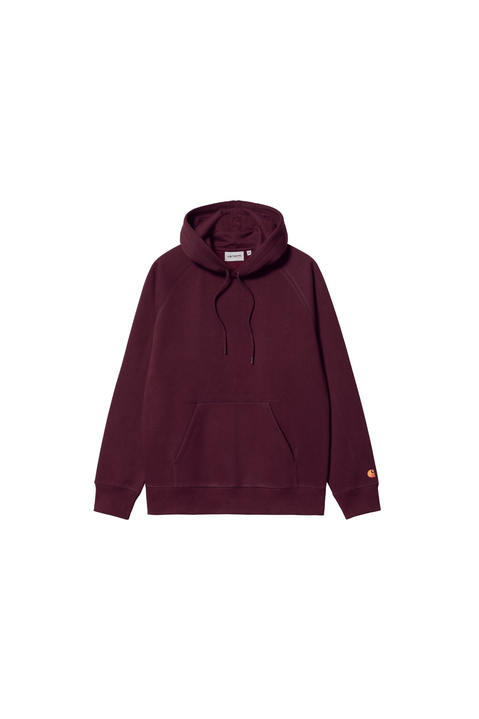 Men's Hooded Chase Sweat-Amarone / Gold-Front View