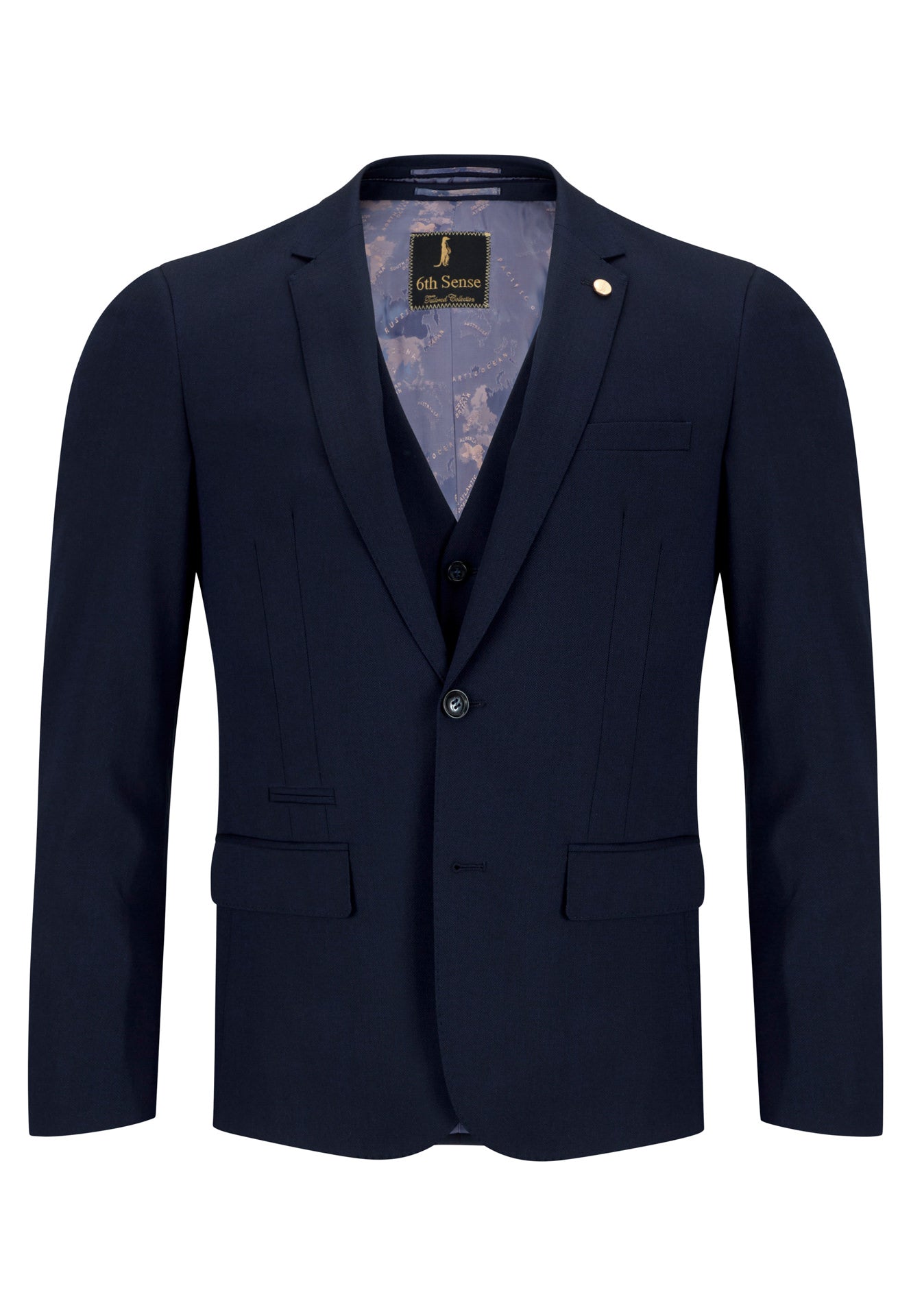 6TH SENSE Valley Navy Jacket Navy front view