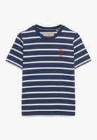Superdry Ladies Heritage Hamptons Stripe Tee-Navy Stripe Navy Stripe alternate view