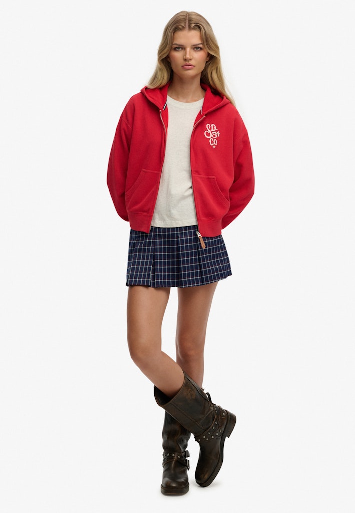 Front view of the Superdry Heritage Hamptons Ziphood (4)