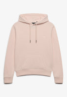 Front view of Superdry Signature Embroidered Hoodie in Rose Blush Pink