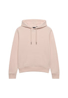 Angled view of Superdry Signature Embroidered Hoodie in Rose Blush Pink