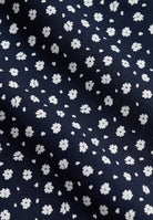 Superdry Cotton Cami Top in Eclipse Navy Ditsy Hearts ditsy floral pattern