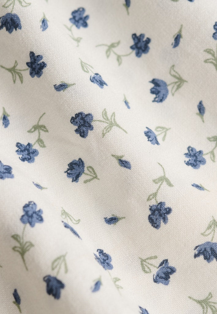 Superdry Cotton Cami Top in Off White Ditsy Floral floral pattern