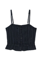 Superdry Ladies Lace Cami Top-Eclipse Navy ECLIPSE NAVY alternate view