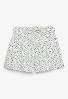 Superdry Ladies Printed Mini Smocked Shorts-Off White Ditsy Floral Off White Ditsy Floral detail view