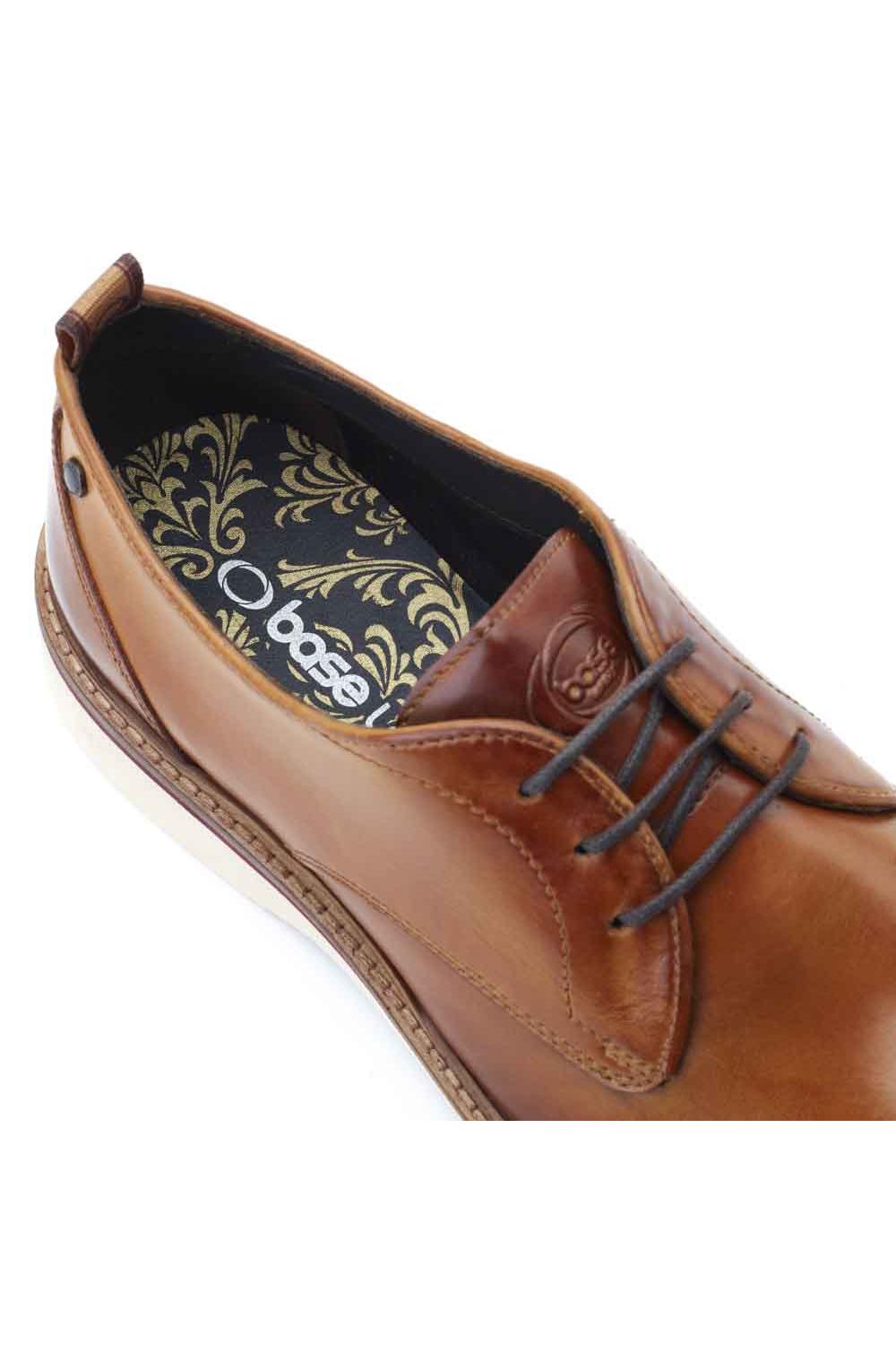 Men's Woody Tan Derby Shoe-Inside Shoe