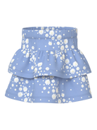 NAME IT Vigga Toddler Skirt Serenity White Flower back view