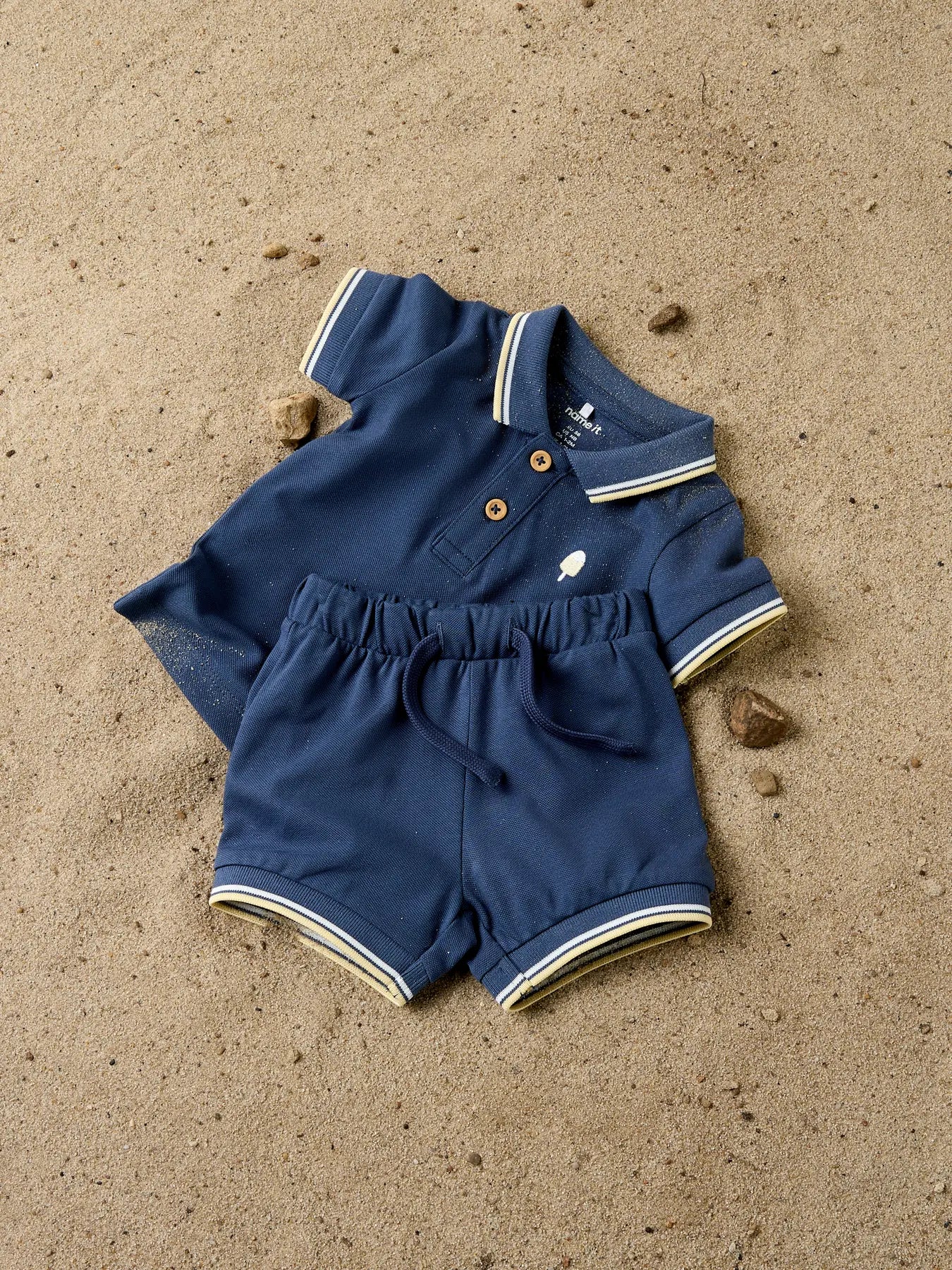 Boy's Jarl Short Sleeve Polo Top-Outfit View