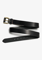 SUPERDRY Superdry Black Classic Leather Belt Black detail view