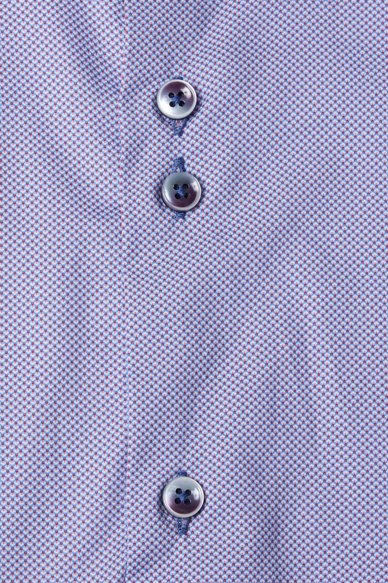 Yang Long Sleeve Ruby Shirt -Button detail