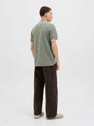 JACK & JONES Paulos Duffle Bag Green Short Sleeve Polo Duffel Bag detail view