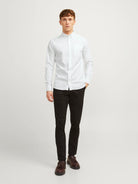 JACK JONES PREMIUM Brook Oxford Long Sleeve White Shirt White detail view