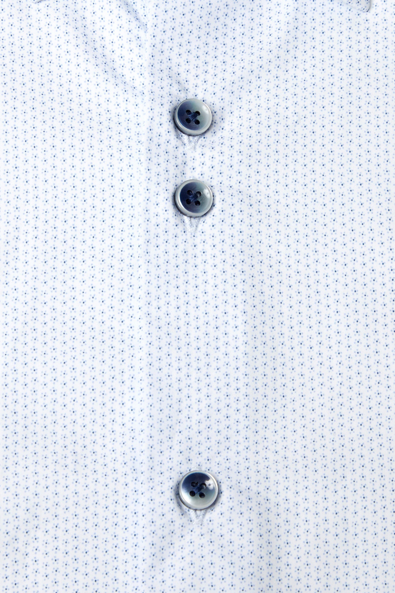 Yukon Blue Long Sleeve Shirt-Button detail