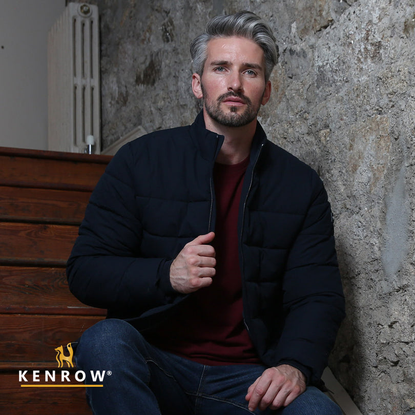 Kenrow Menswear Zach Navy Jacket Navy detail view