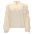 RANT & RAVE LADIES Zuri Cream Blouse CREAM back view