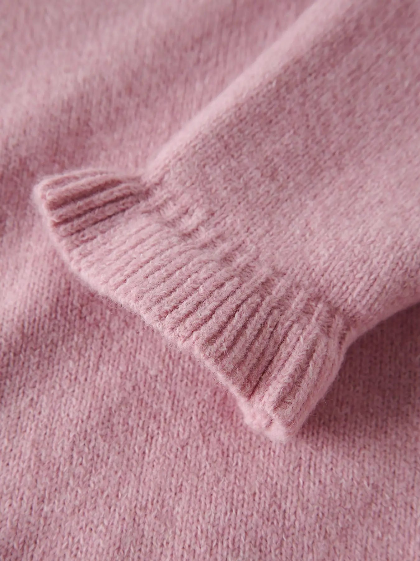NAME IT Kirstena Knit in pink ribbed cuff