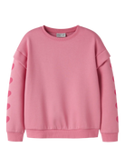 NAME IT Girls Limonna Sweatshirt in Flowering Ginger front product view