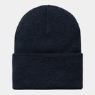 Carhartt WIP Acrylic Watch Hat-Dark Navy Heather Dark Navy Heather detail view