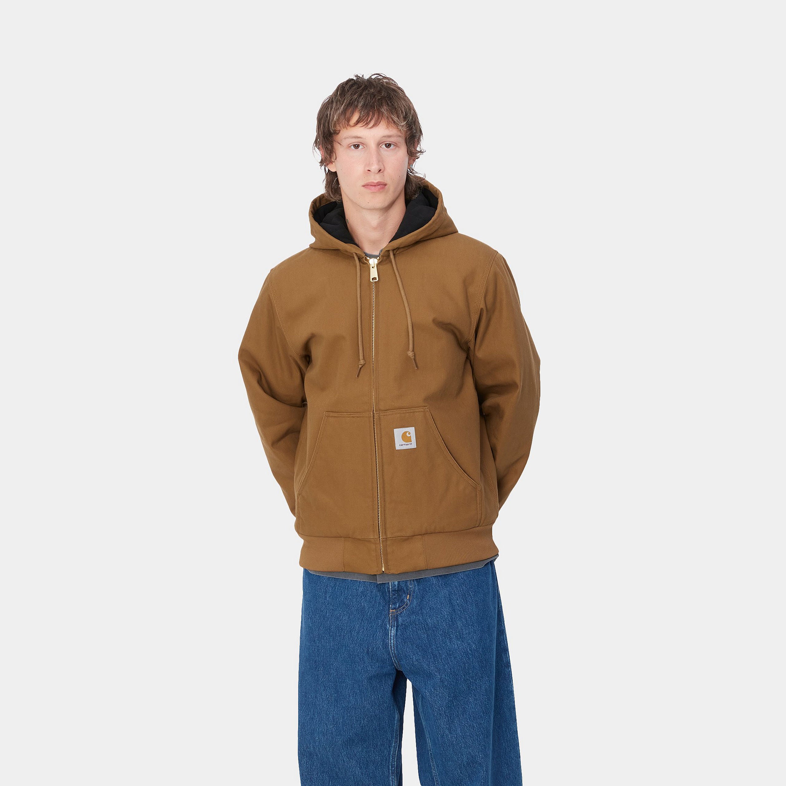 Carhartt WIP Active Jacket-Hamilton Brown Hamilton Brown front view
