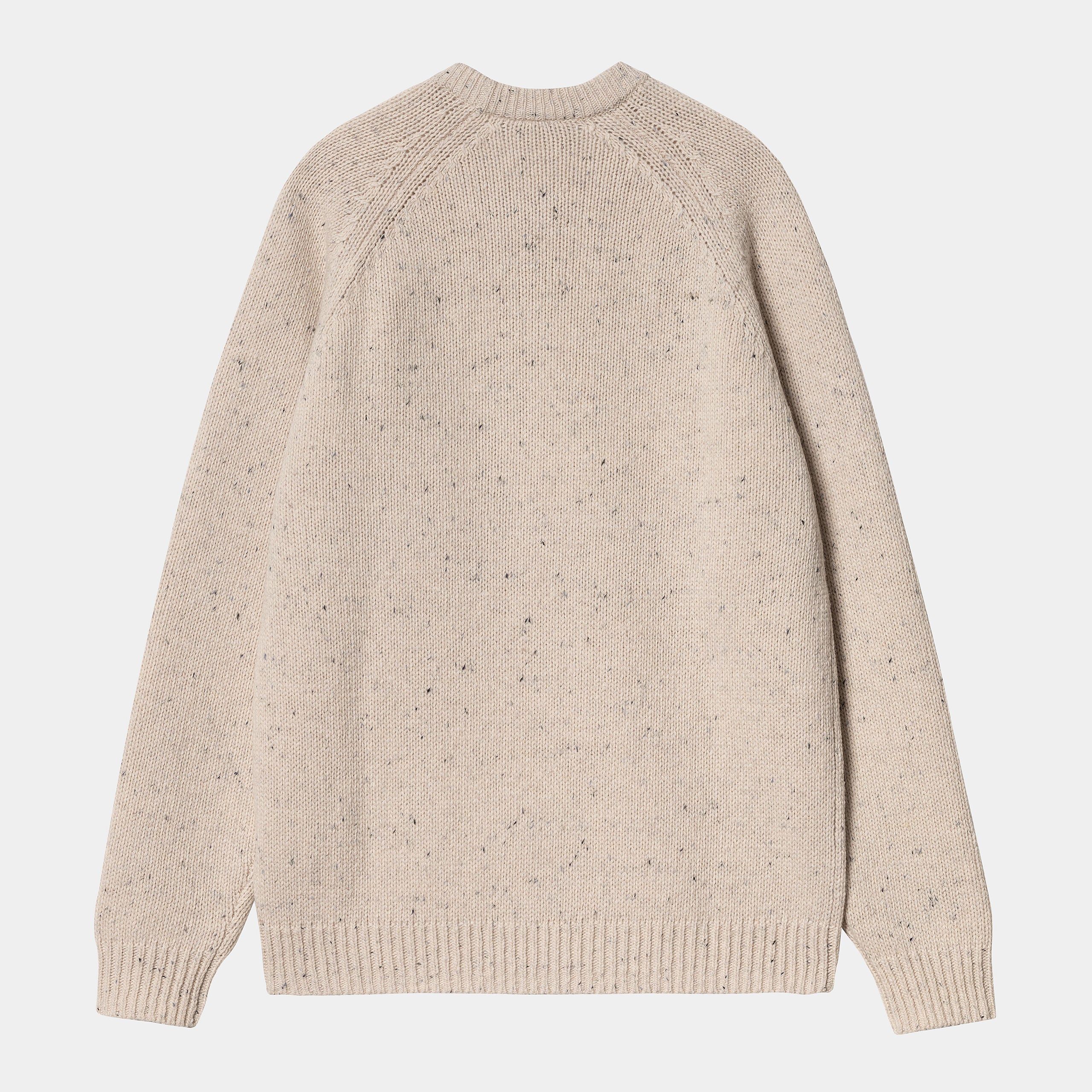 Men's Anglistic Sweater-Speckled Moonbeam-Back View