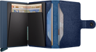 Secrid Crisple Navy Miniwallet-Inside note holder view