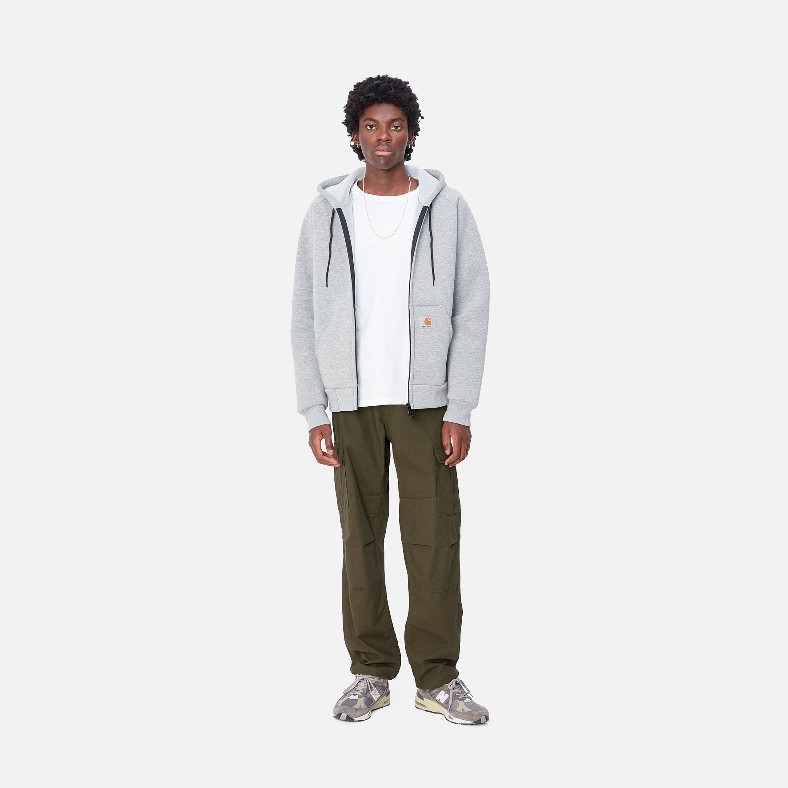 Carhartt WIP Aviation Pant-Cypres Cypress detail view