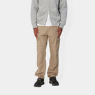 Carhartt WIP Aviation Leather Colour Cargo Pant Leather front view